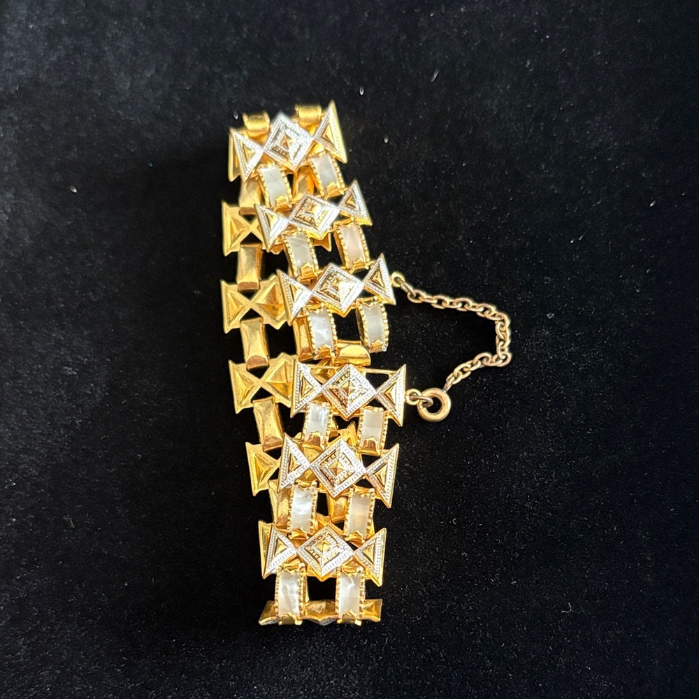 Vintage Damascene bracelet from Spain